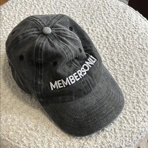 Members Only Dark Grey Hat